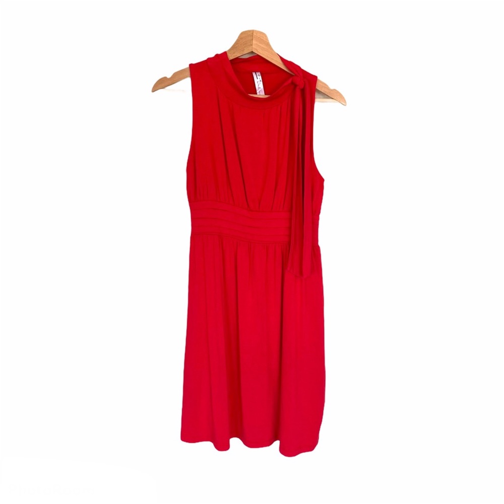 Women’s Wish red lipstick midi dress M